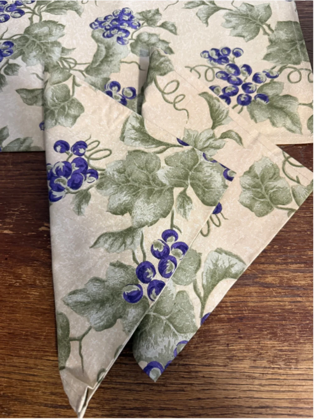 Cost Plus World Market Grapevine Placemats & Napkins Set 2 Placemats 2 Napkins 1